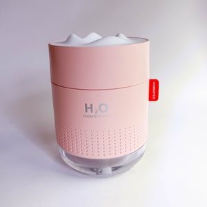 Portable Mini Pink Humidifier, 500ml
